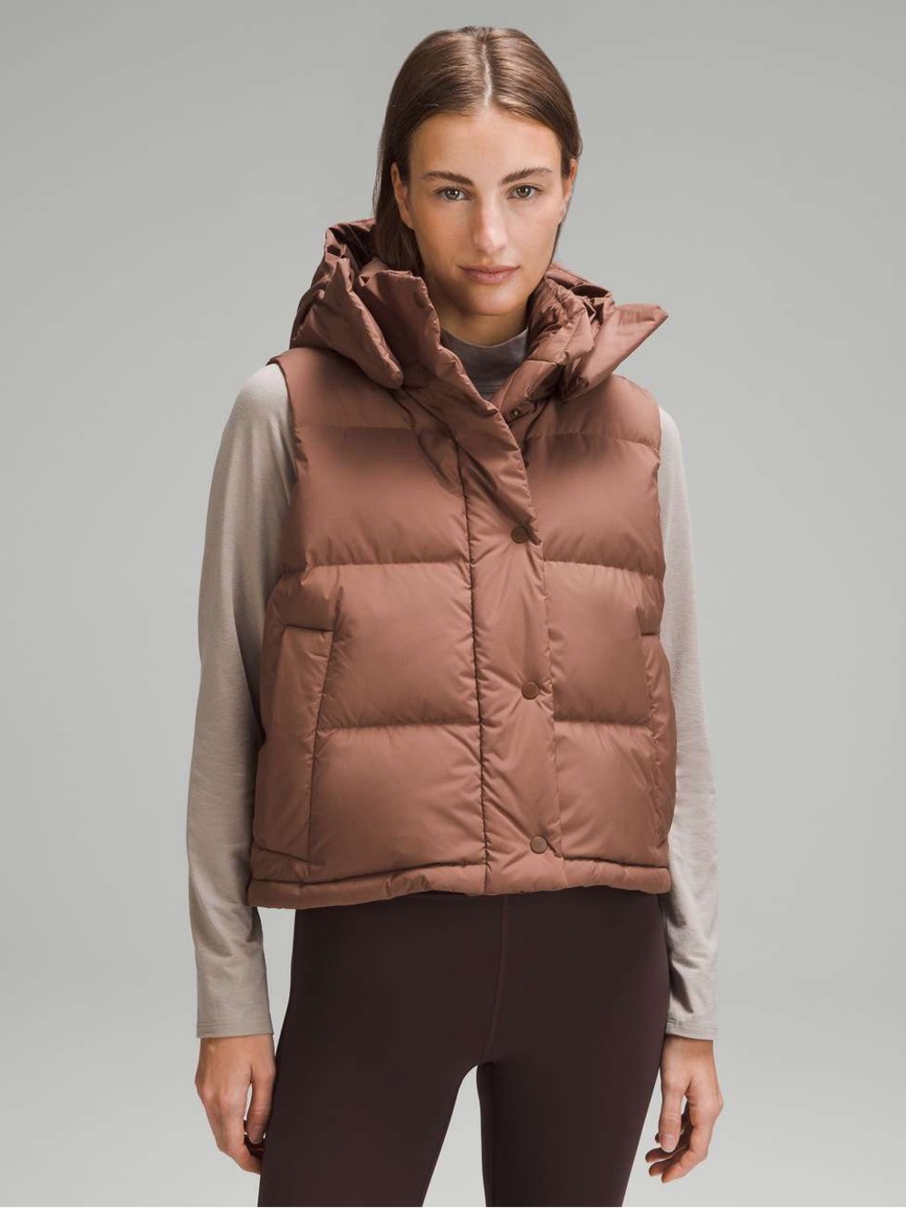 Lululemon wunder puff vest - light brown